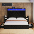 King Size Bed Frame with Tall Headboard I815326