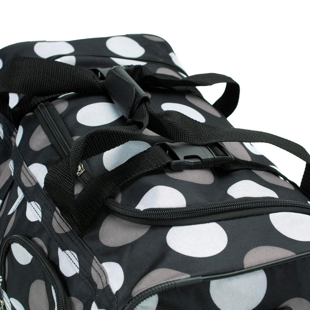Rolling Duffel Bag, Black, 22" M3343