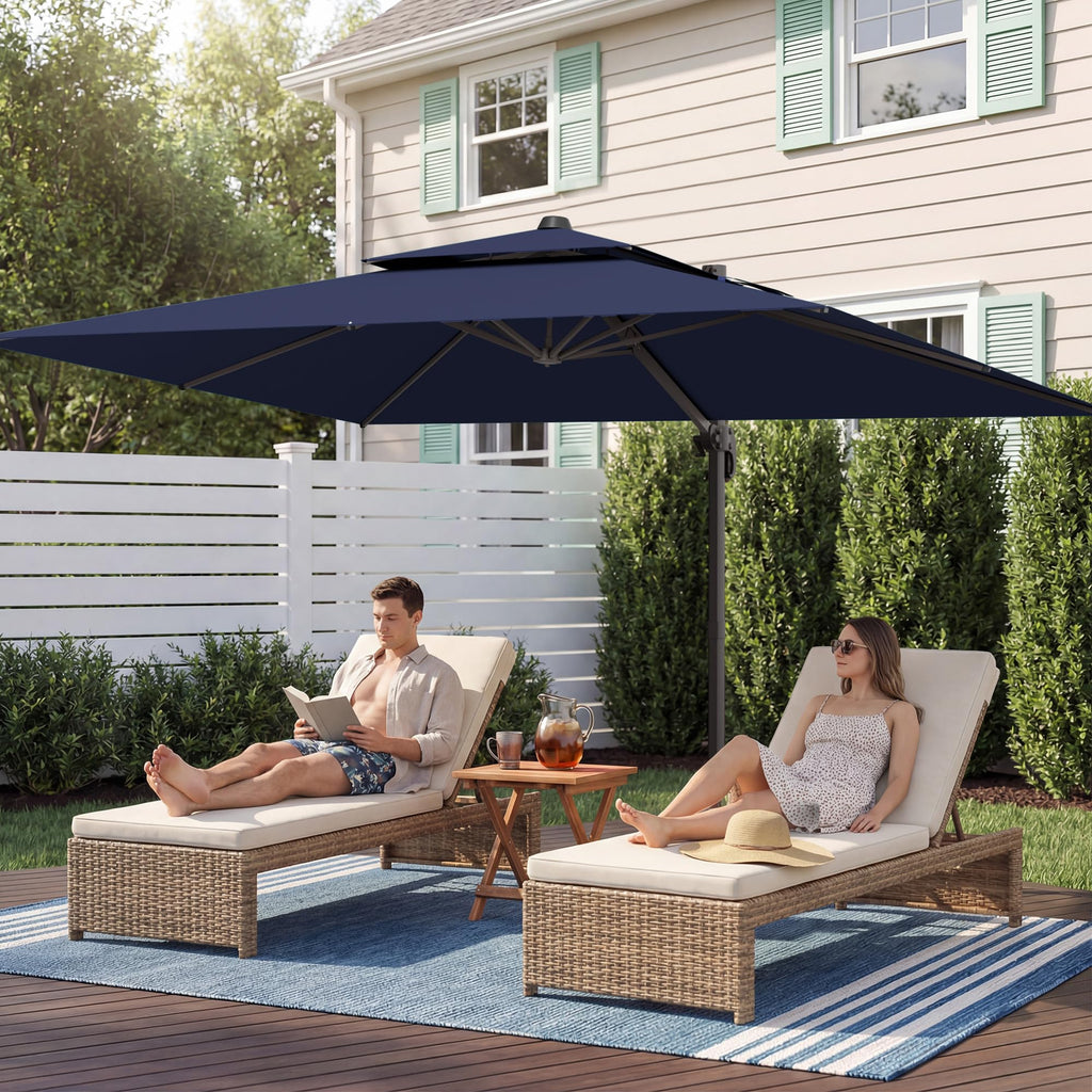 Cantilever Patio Umbrella with Base Q219067