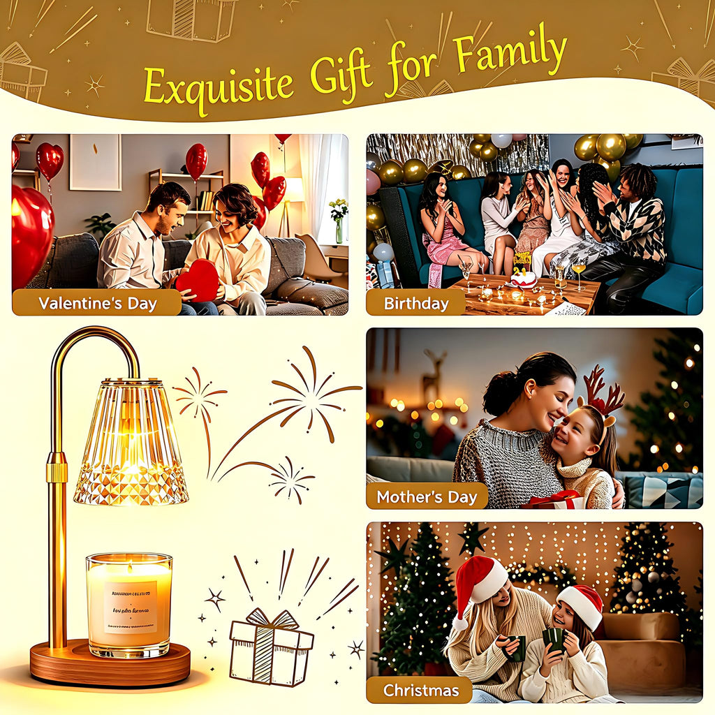 Candle Warmer Lamp with Timer & Dimmer F518974