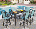 7 Piece Bar Height Patio Dining Set Q72509
