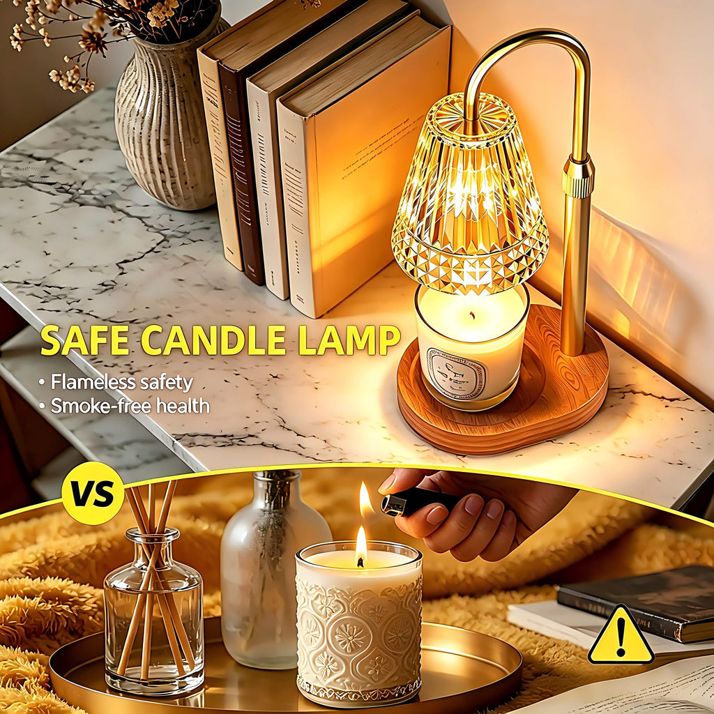 Candle Warmer Lamp with Timer & Dimmer F518974