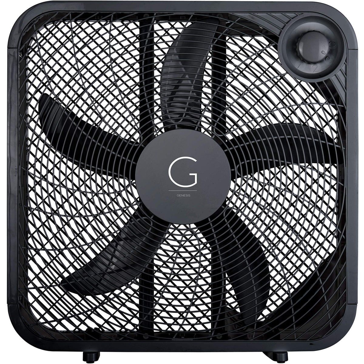 20" Box Fan, 3 Settings, Black S861