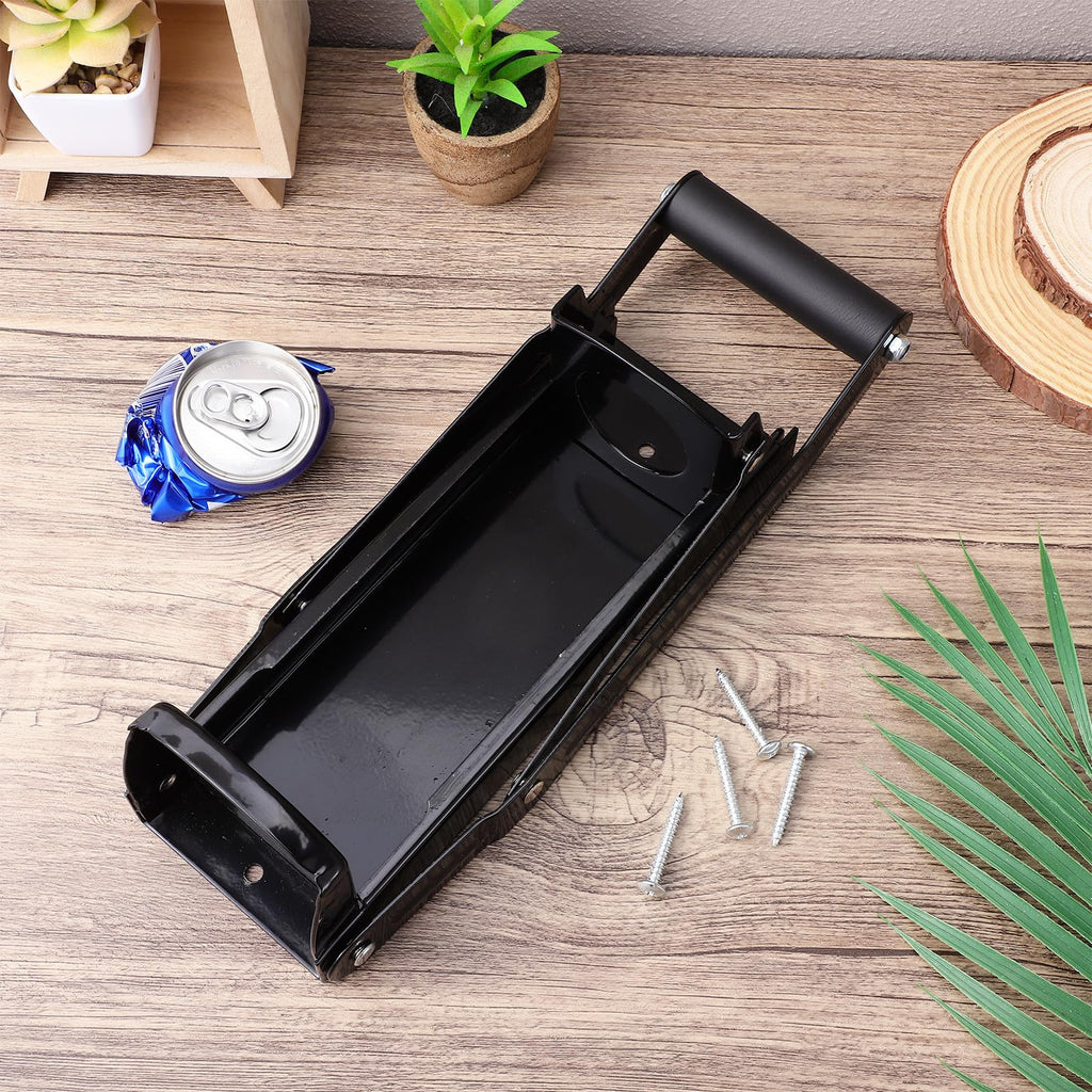 Wall Mounted Stainless Steel Can Crusher with Bottle Opener W7238